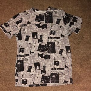 Michael Jordan Newspaper Article T-Shirt